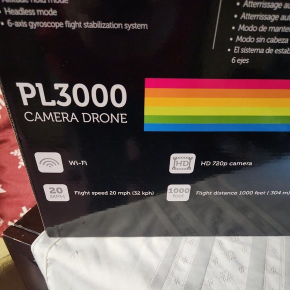 Polaroid Drone PL3000 Camera Drone - Wifi - New in Box 720P 10 Min Flight Time - Picture 8 of 16